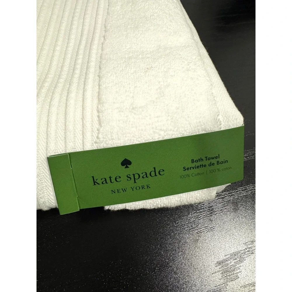 Kate Spade Bath Towel White 30
